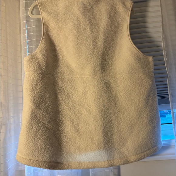 O'Neill Off-White Fleece Zip-Up Vest - Picture 3 of 3